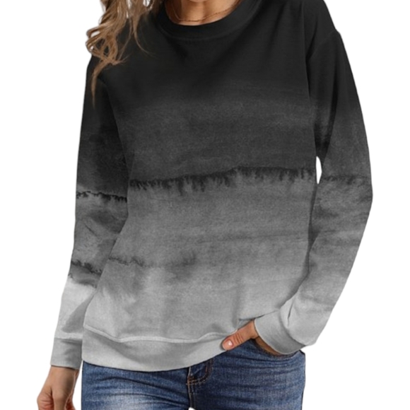 Boutique Tops - Dip Dye Ombre' Sweatshirt